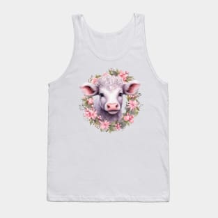 Christmas Cow #1 Tank Top